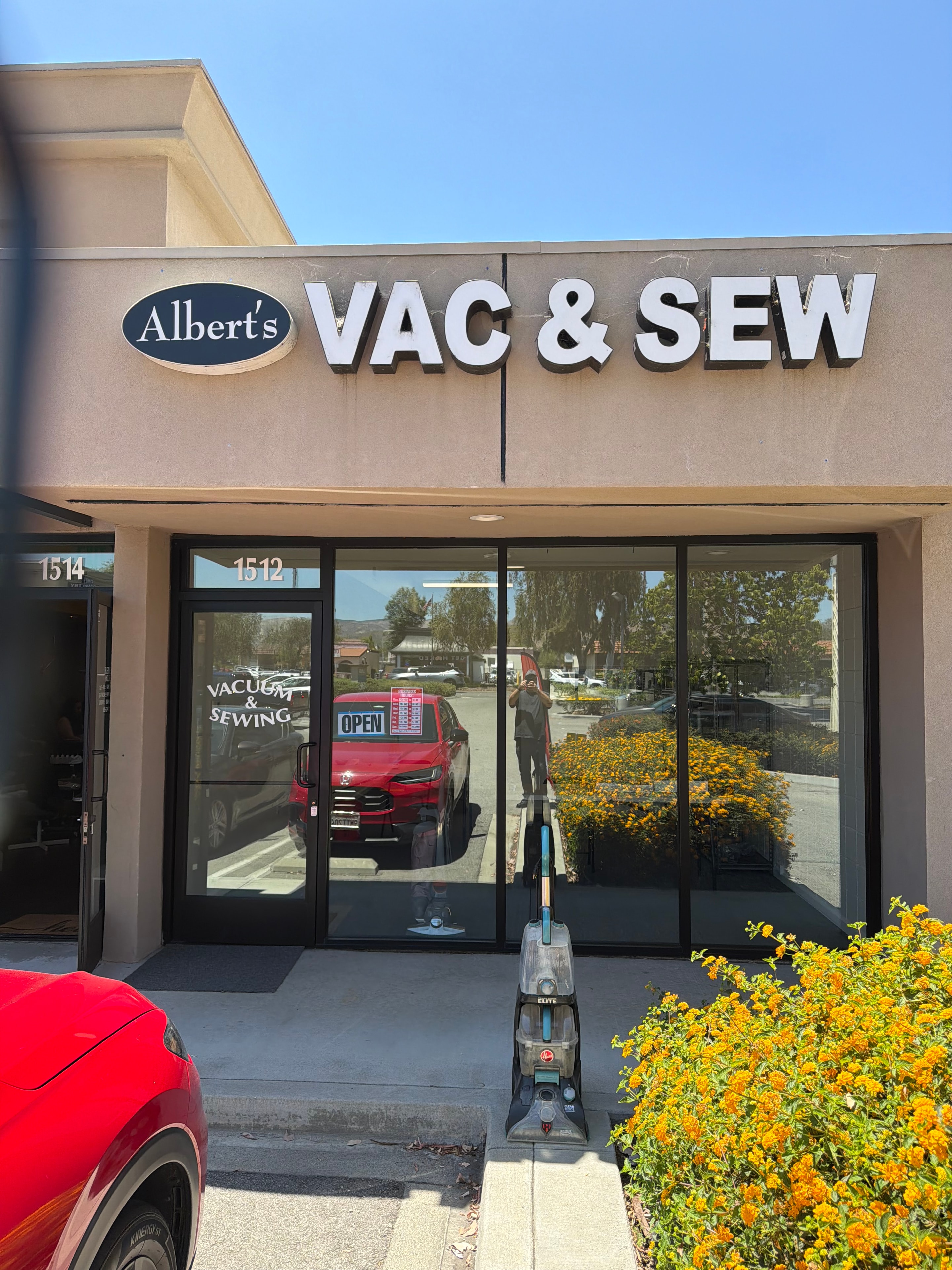 Albert, owner of Extreme Vac and Sew